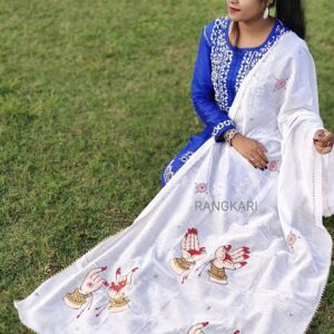 "ODISSI HASTA" Hand Painted Dupatta