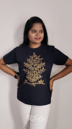 hand painted saura tree t-shirt