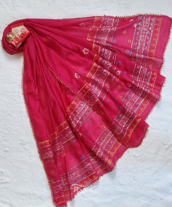 hand painted kotpad dongaria dupatta