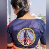 hand painted Peacock Chandua Design blouse