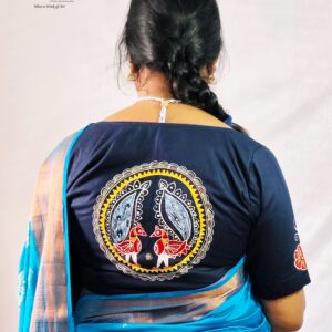 "CHANDUA MOHINI" Hand Painted Blouse