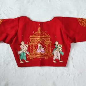 Rangkari hand painted blouse