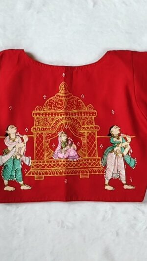 Rangkari hand painted blouse