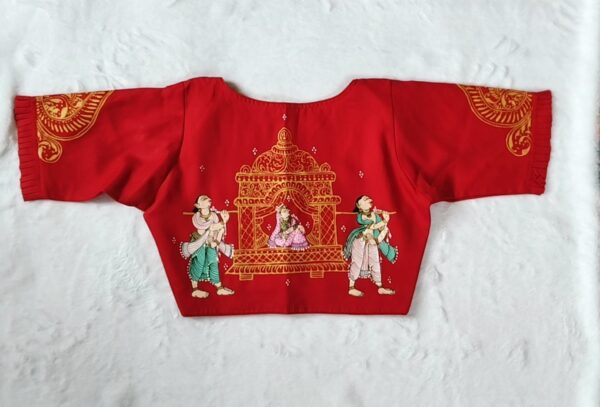 Rangkari hand painted blouse