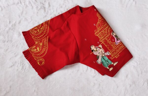 Rangkari hand painted blouse