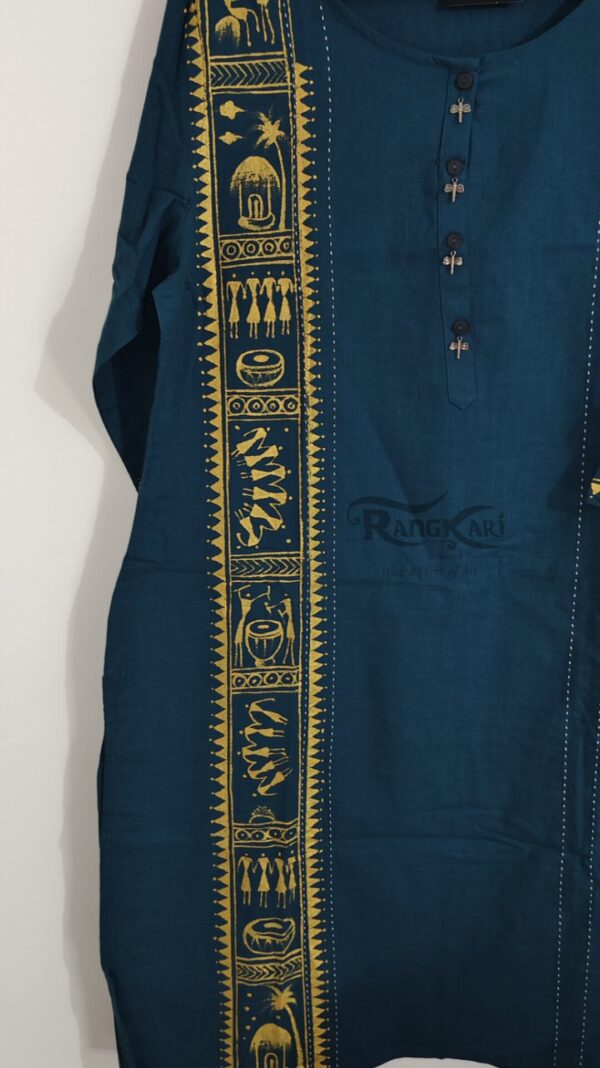 Rangkari hand painted kurti
