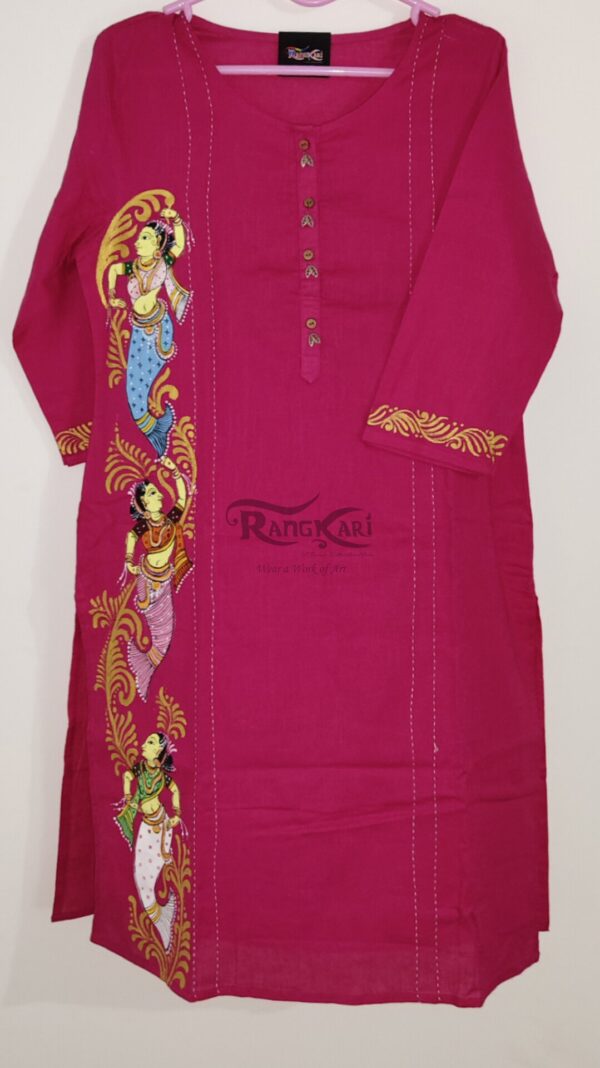 Rangkari hand painted kurti