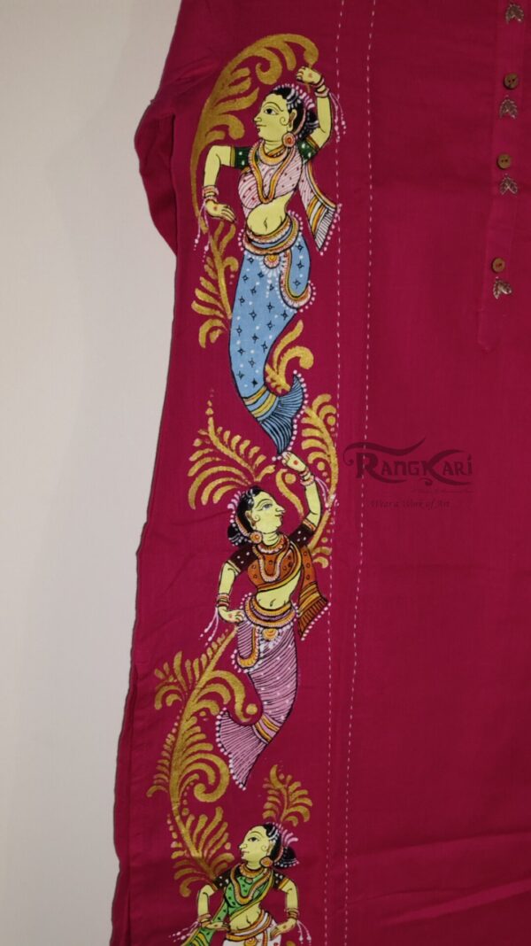 Rangkari hand painted kurti