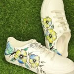 Rangkari hand painted shoe