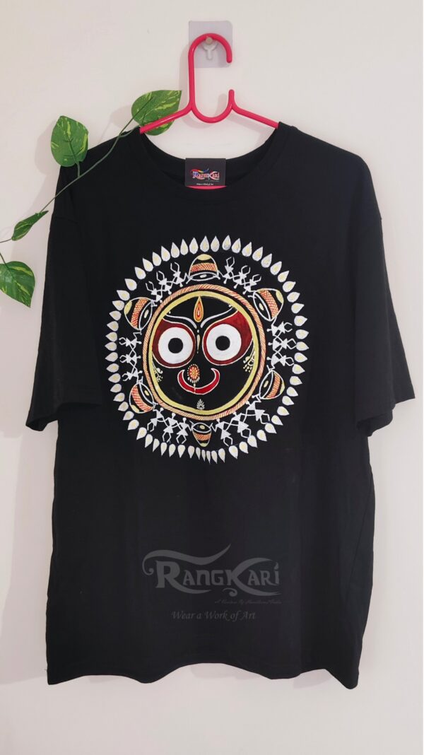 "SAURA NATHA" Hand Painted Men T-shirt - Image 2