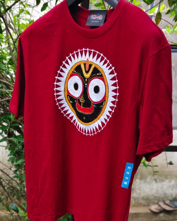 "RANGA PRABHU" Hand Painted Men T-shirt - Image 4