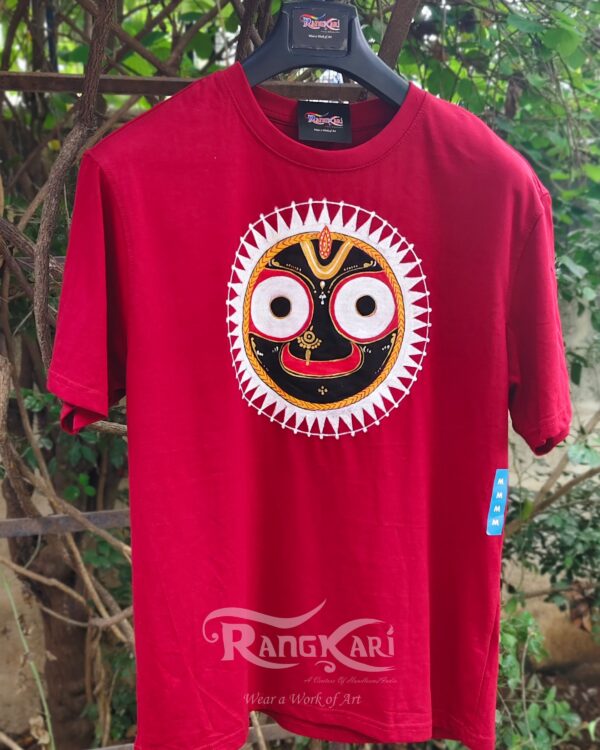 "RANGA PRABHU" Hand Painted Men T-shirt - Image 6