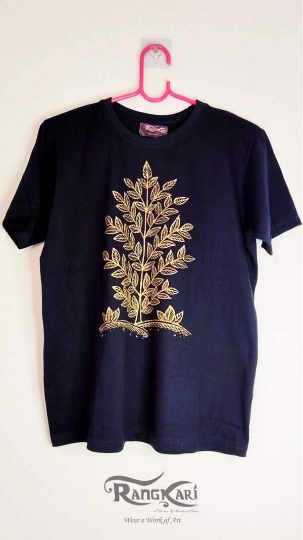 "LIFE TREE AURA" Hand Painted Men T-shirt - Image 4