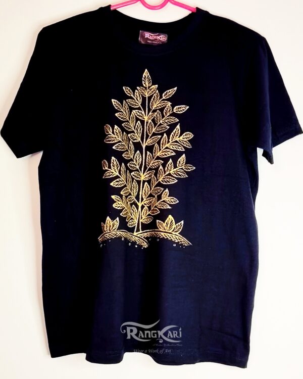 "LIFE TREE AURA" Hand Painted Men T-shirt - Image 5