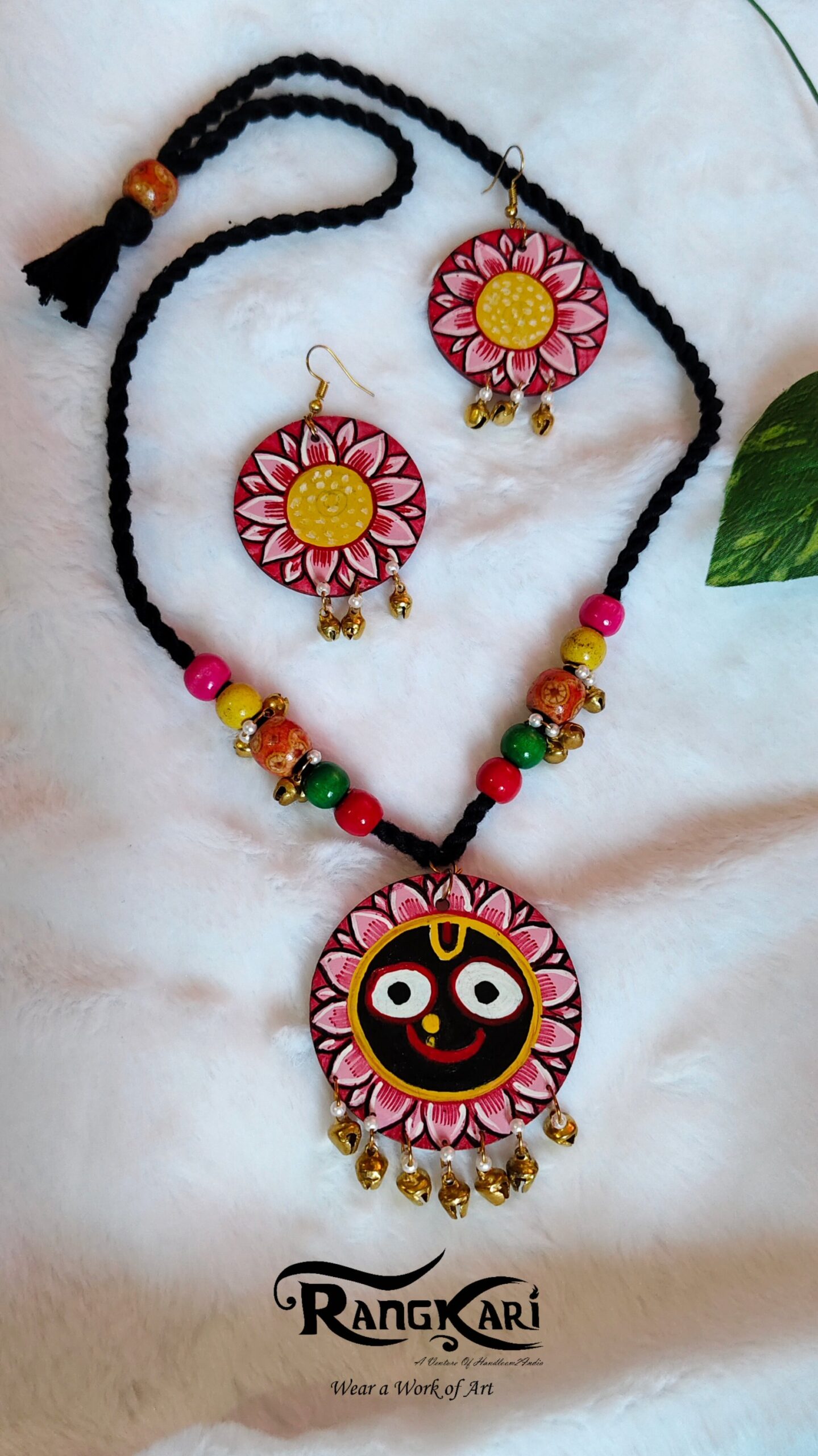 "SRI JAGANNATH SRINGAR" Hand Painted Jewellery Set