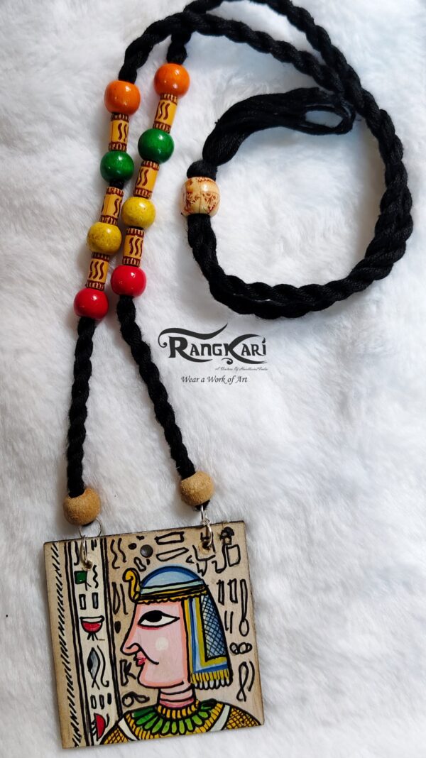 "NEFERTARI TALES" Hand-Painted Jewellery Set - Image 2