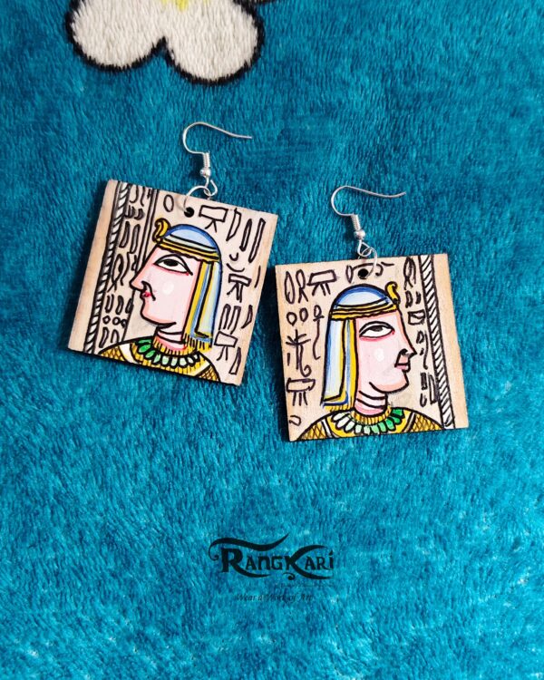 "NEFERTARI TALES" Hand-Painted Jewellery Set - Image 5