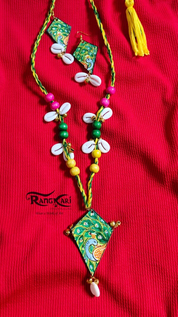 "RANGMOR" Hand-Painted Jewellery Set