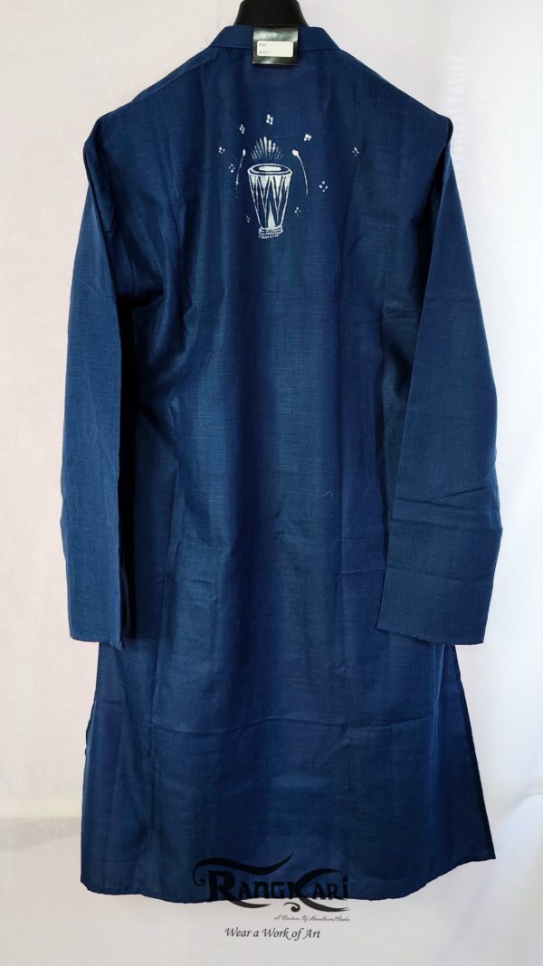 "NRITYA CHITRA" Hand Painted Men Kurta - Image 7