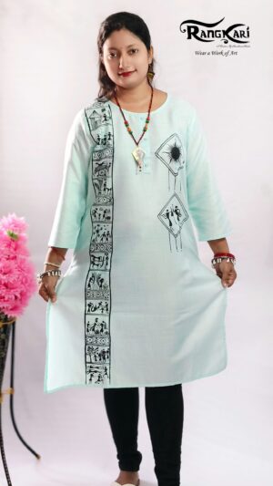 SAURA SUNDARI Hand Painted Kurti