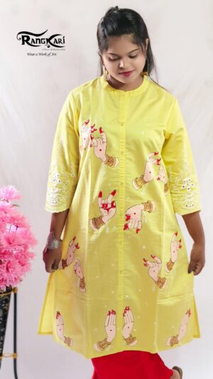 MUDRA MANJARI Hand Painted Kurti