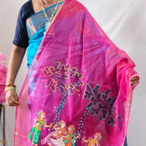 "DOLI LEELA" Hand Painted Dupatta