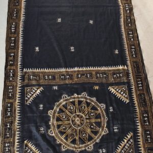 "SAURA CHAKRA" Hand Painted Tissue Saree