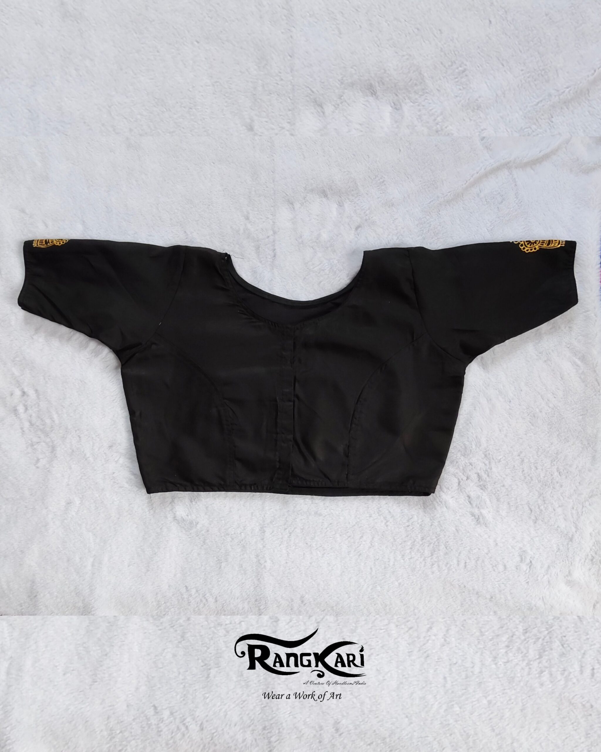 "ROOP KI RANI" Hand Painted Blouse - Image 6