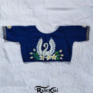 "PARAMHANSA" Hand Painted Blouse