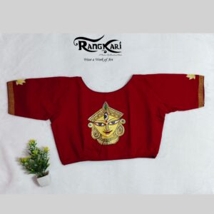 "DEVI DRISHTI" Hand Painted Blouse