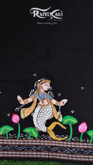 SAMUDRA SUNDARI Hand Painted Blouse Piece