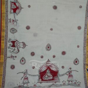 "AANGAN SE DOLI"Kerala Kasavu Cotton Saree