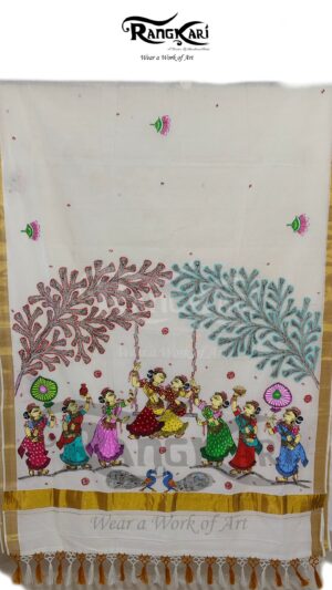 Raja Doli Leela Kerala Kasavu Cotton Saree - Raja Doli Design