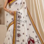 aangan se doli kerala kasavu cotton saree vidai design