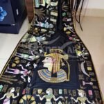 hamsaleela hand painted silk saree crane design copy