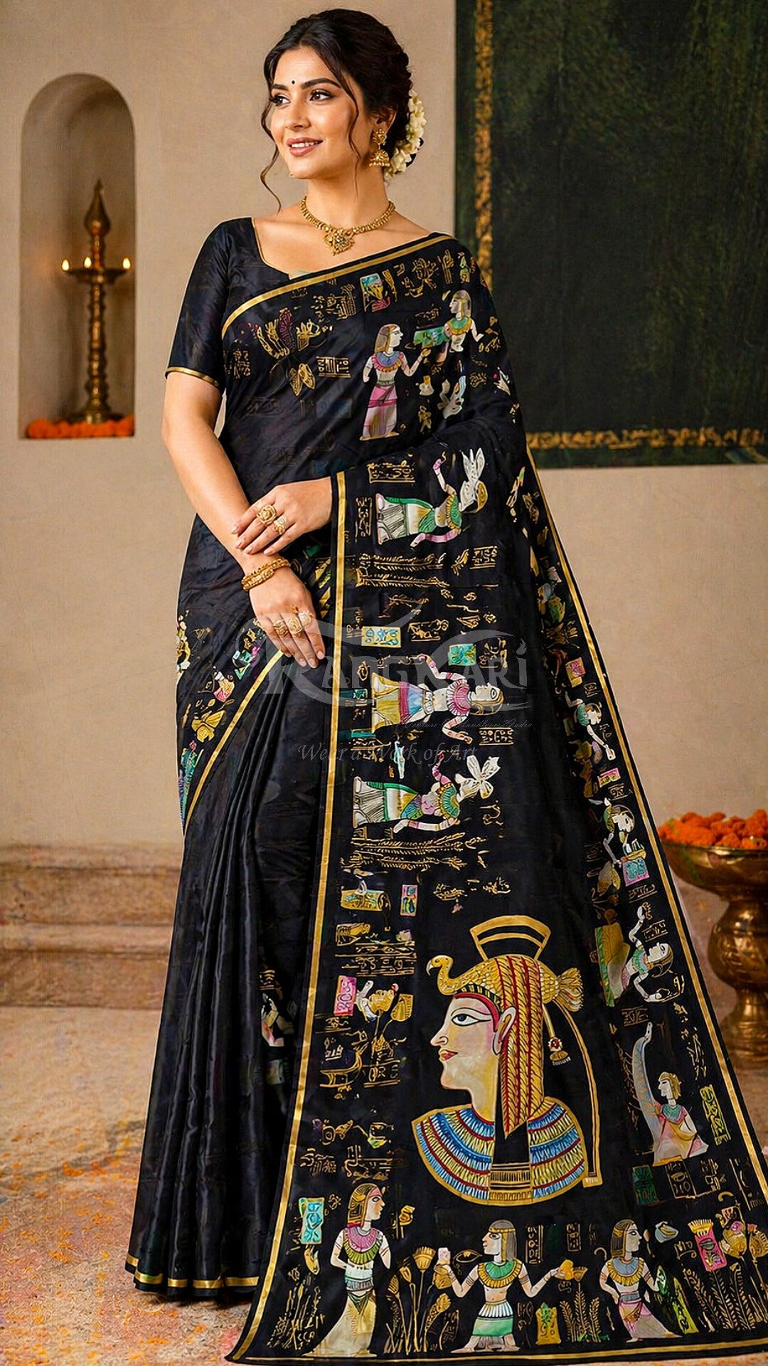 2026/04/1000624094.jpg hamsaleela hand painted silk saree crane design copy
