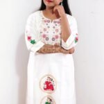 mrudulika hand painted patachitra silk kurti nartaki design