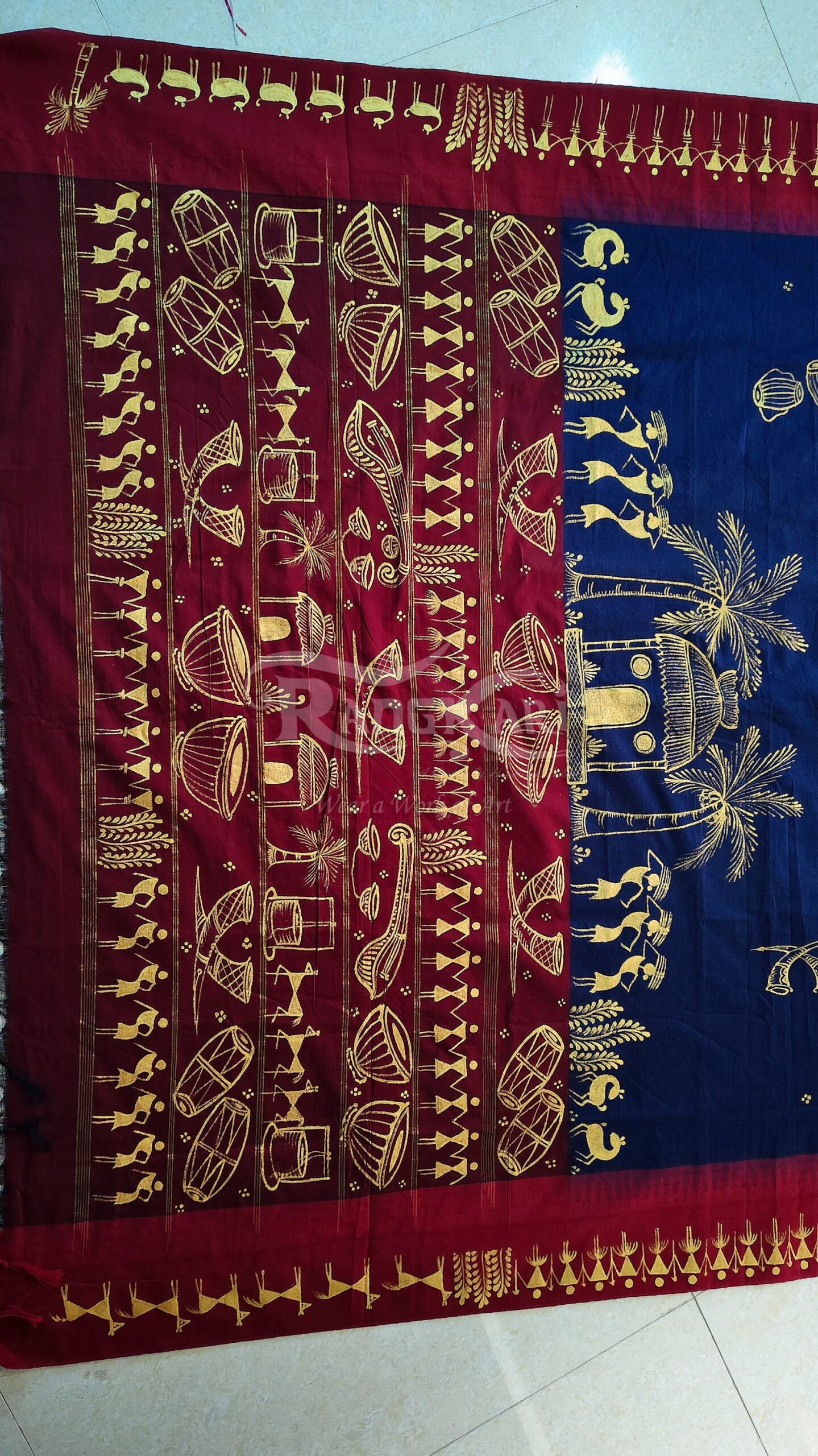 2026/05/1000631699-scaled.jpg matsya katha hand painted pattachitra lenin cotton saree mermaid design copy