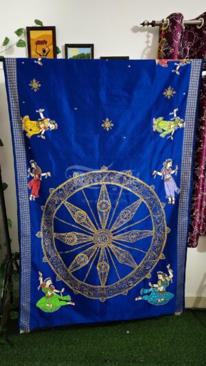 konarkini handpainted pattachitra saree