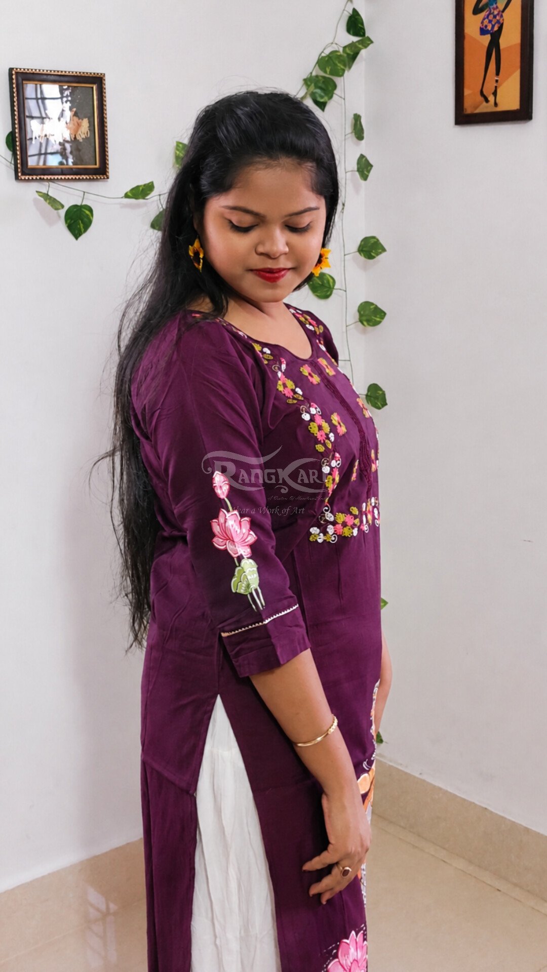 2026/06/1000661358.jpg neelambari hand painted patachitra silk kurti mermaid design copy